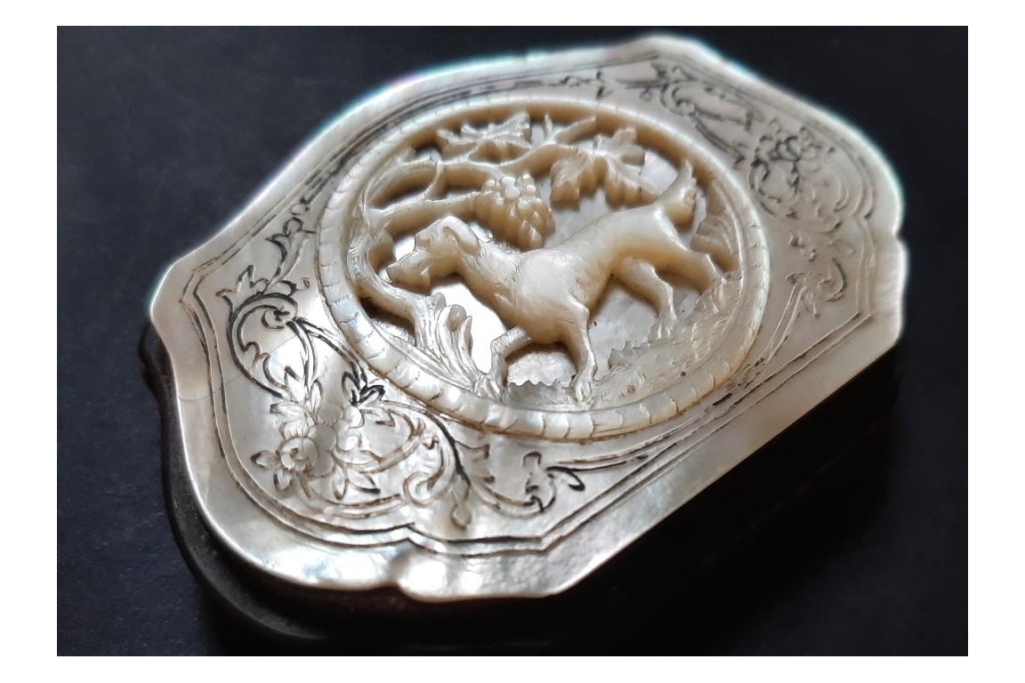Le chien, porte-monnaie XIXème siècle