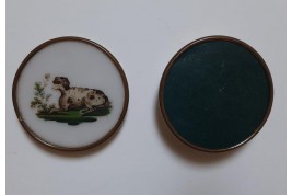 Dog candy, box circa 1820-30