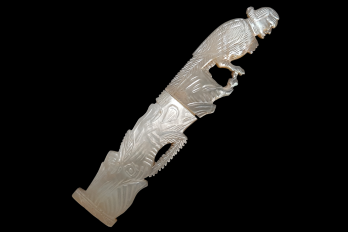 The bird man, 19th century needle case