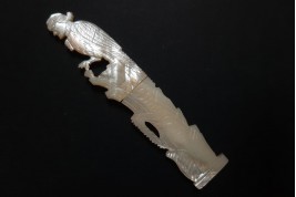 The bird man, 19th century needle case