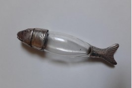 Le poisson, flacon à sel, XIXème siècle