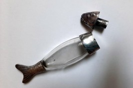 Le poisson, flacon à sel, XIXème siècle