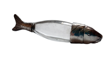 Le poisson, flacon à sel, XIXème siècle