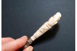 Dog, wax seal, 19th century