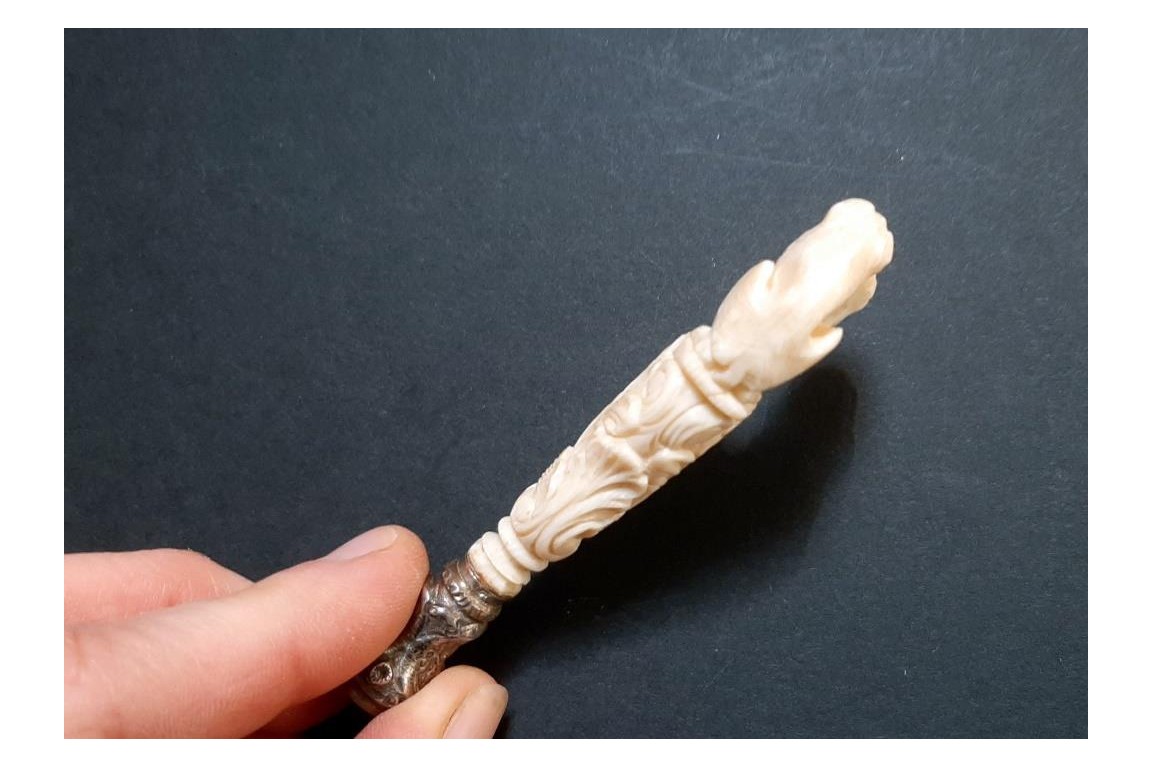 Dog, wax seal, 19th century