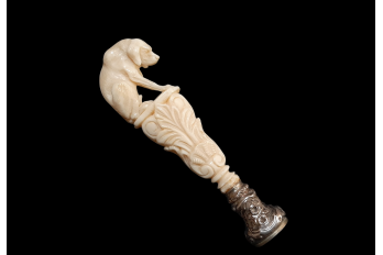 Le chien, cachet, XIXème