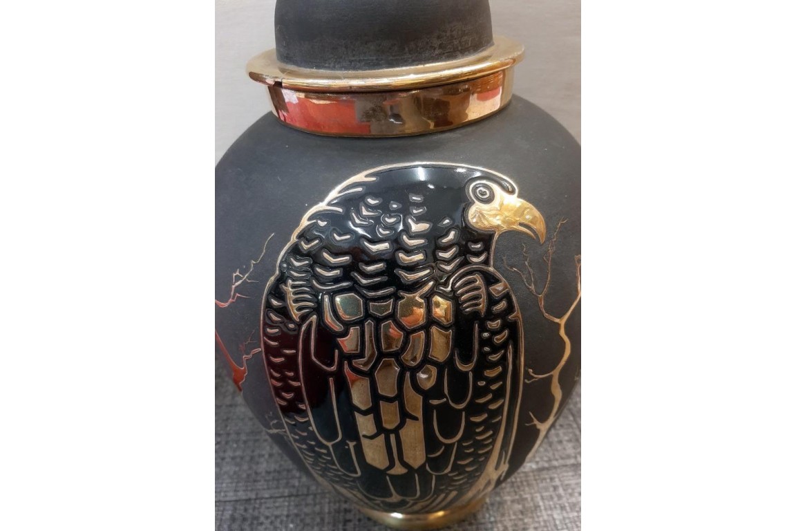 L'aigle de Guy Arnoux, manufacture de Montières, période Art Déco