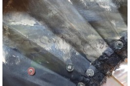 Female sensuality,  fan by Alexandre Courtines circa 1895