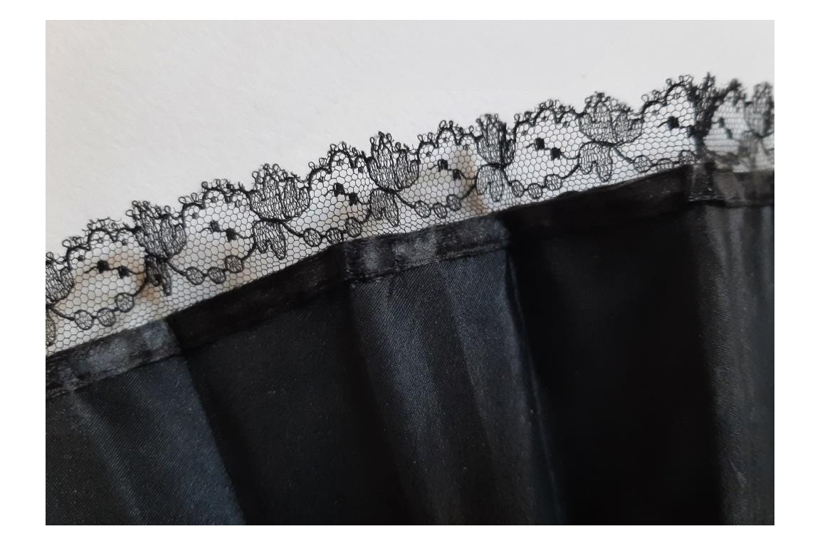 Female sensuality,  fan by Alexandre Courtines circa 1895