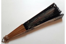 Female sensuality,  fan by Alexandre Courtines circa 1895