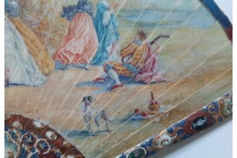 La galanterie des deux sexes, éventail pastiche XIXème