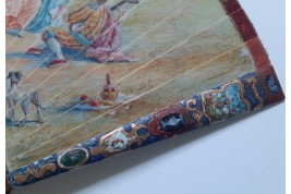 The gallantry of both sexes,  19th-century pastiche fan