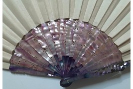 Lovers, fan by Méry, circa 1900