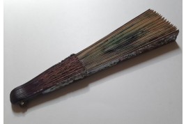 Les amoureux, éventail de Méry vers 1900