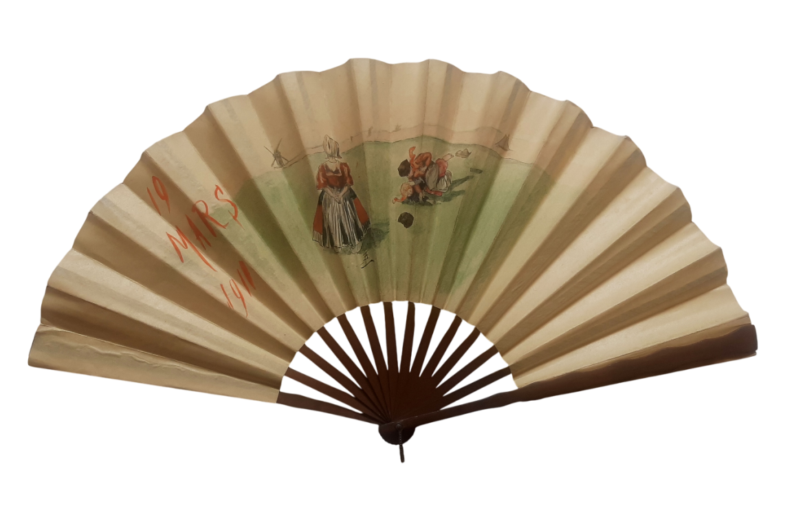 March 19, 1911, first International Women's Day. Commemorative fan