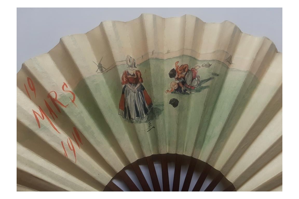 March 19, 1911, first International Women's Day. Commemorative fan