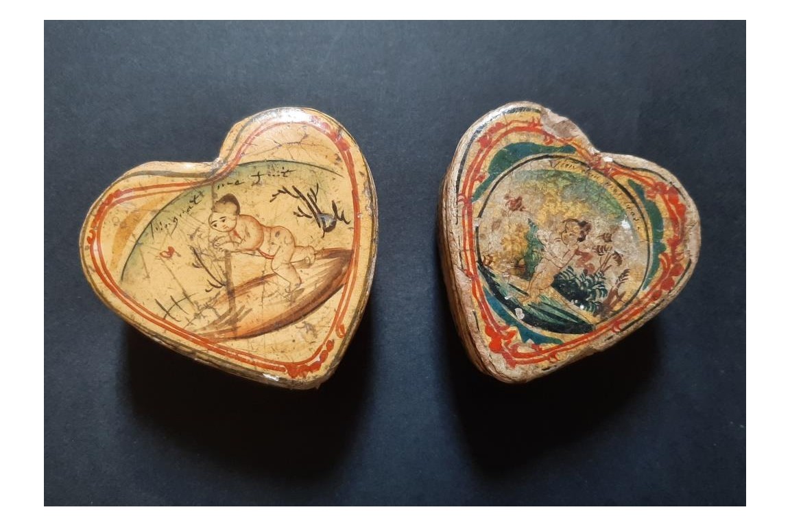 Les coeurs en bergamote, présents d'amour, XVIIIème siècle