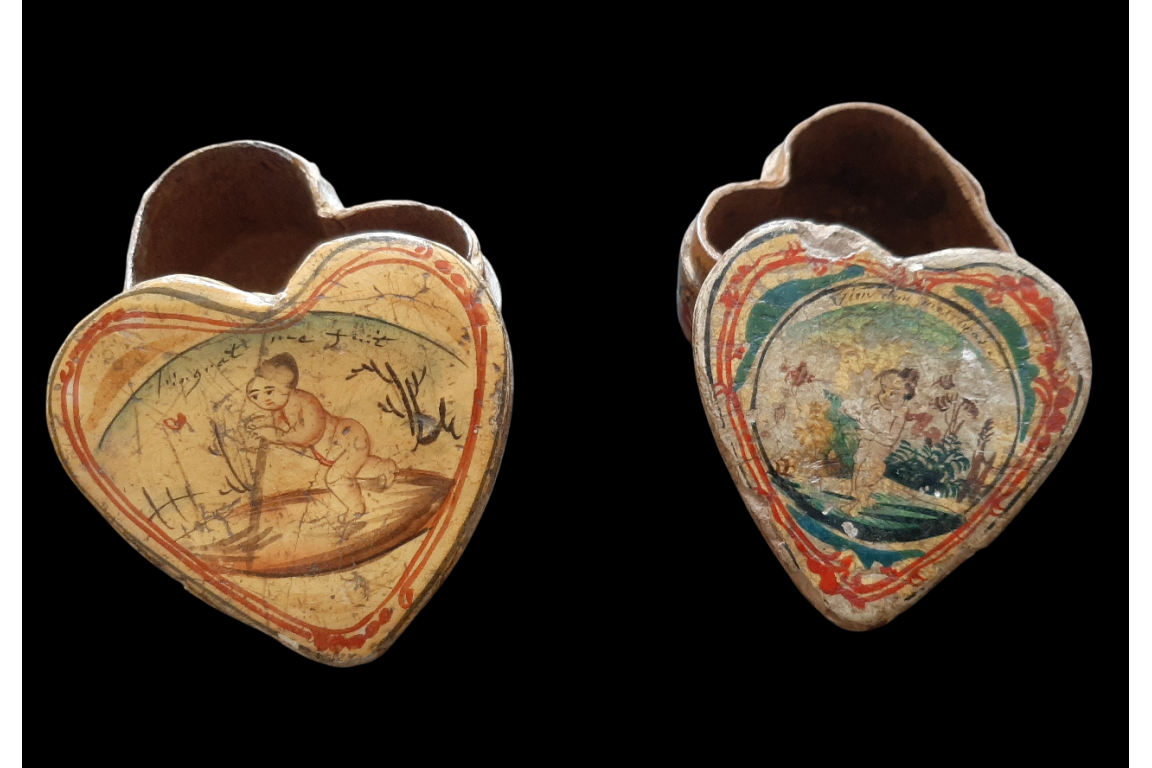 Les coeurs en bergamote, présents d'amour, XVIIIème siècle