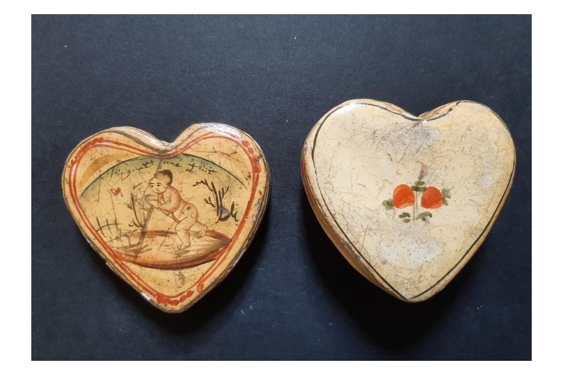 Les coeurs en bergamote, présents d'amour, XVIIIème siècle