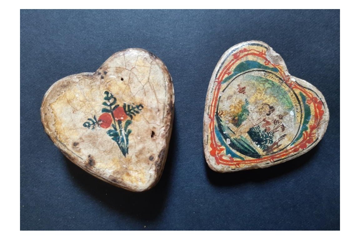 Les coeurs en bergamote, présents d'amour, XVIIIème siècle