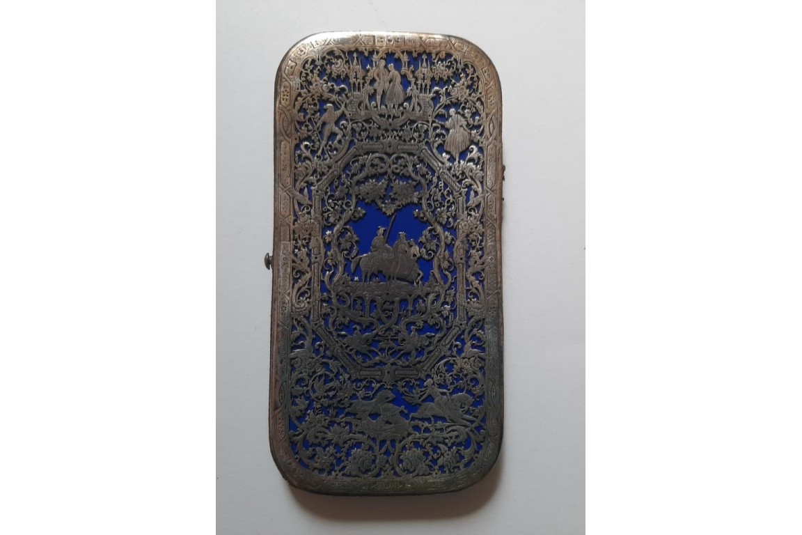 Courtisane aux perles, étui à cigares vers 1850-70