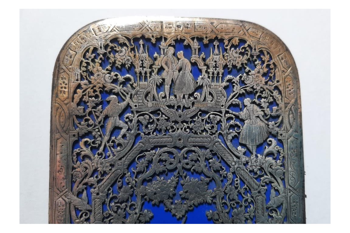 Courtisane aux perles, étui à cigares vers 1850-70
