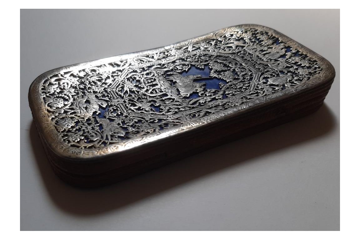 Courtisane aux perles, étui à cigares vers 1850-70