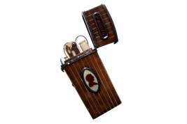 Men's silhouettes. Souvenir d'amitié case, late 18th century