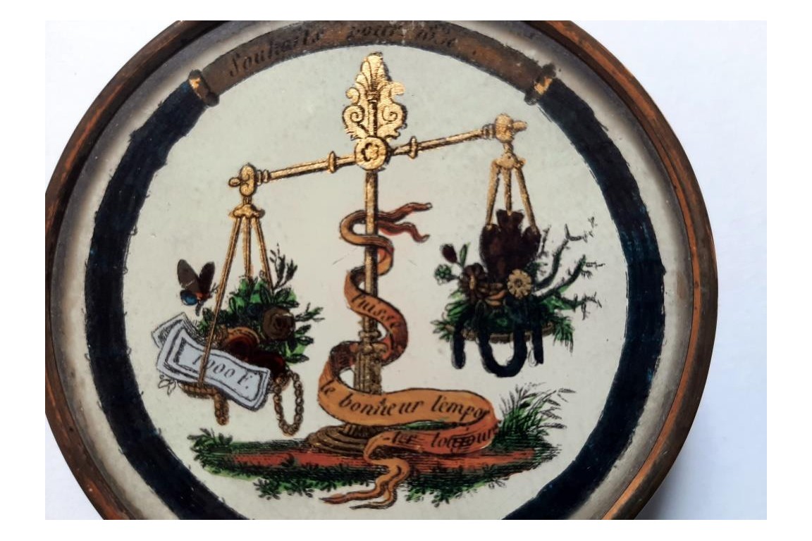 Sweets for friendship, candy box from confectioner Masson 1830