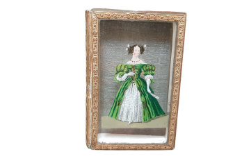 Elegant Mademoiselle George. Candy box circa 1833