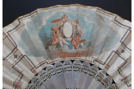 Pour une future mariée, éventail vers 1870