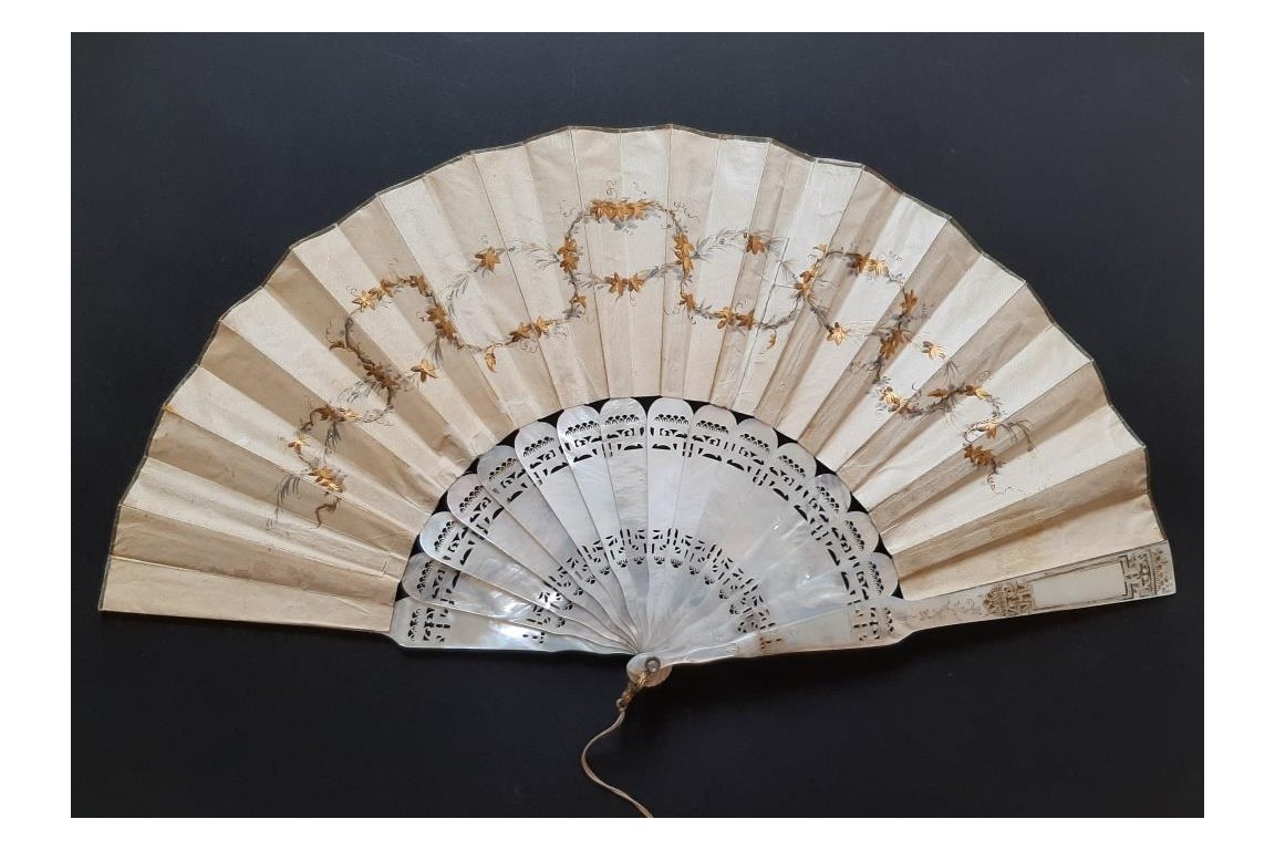 For a bride-to-be, fan circa 1870
