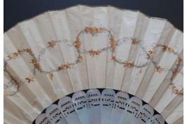 For a bride-to-be, fan circa 1870