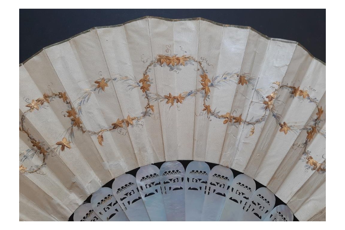 For a bride-to-be, fan circa 1870