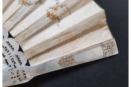 Pour une future mariée, éventail vers 1870