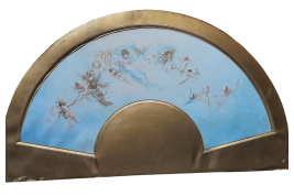 Nymph of the Lovers, fan leaf, Belle Époque period