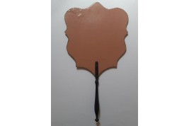 Portrait of a Beauty, fixed fan circa 1860