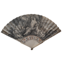 Triumph of Galatea after Coypel, fan circa 1730