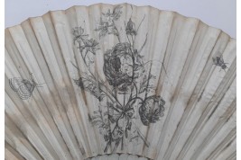 Triumph of Galatea after Coypel, fan circa 1730