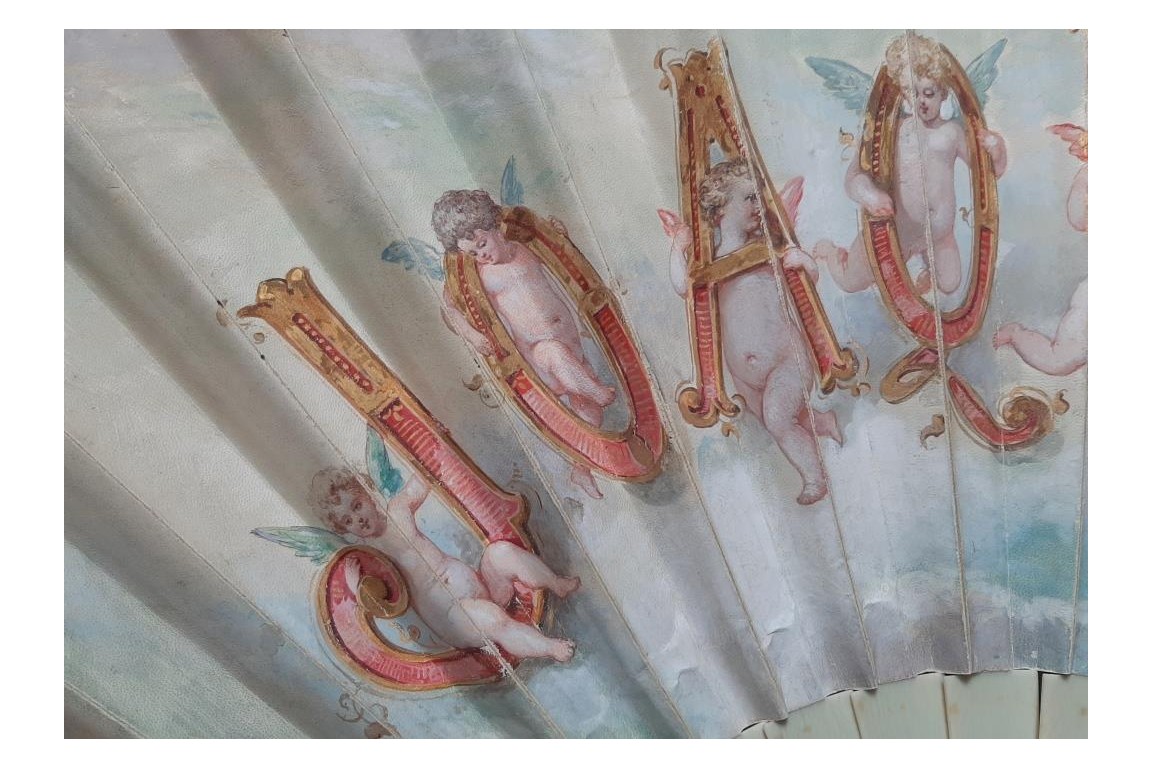 Pour Joaquina, éventail de 1881