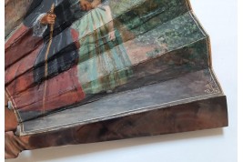 Invitation to dance,  fan by Leroy ? late 19th century