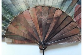Invitation to dance,  fan by Leroy ? late 19th century