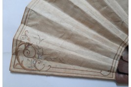 Invitation to dance,  fan by Leroy ? late 19th century