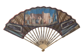 Noces aldobrandines, éventail du Grand Tour vers 1780