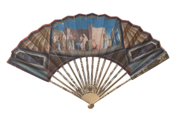 Noces aldobrandines, éventail du Grand Tour vers 1780