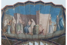 Noces aldobrandines, éventail du Grand Tour vers 1780