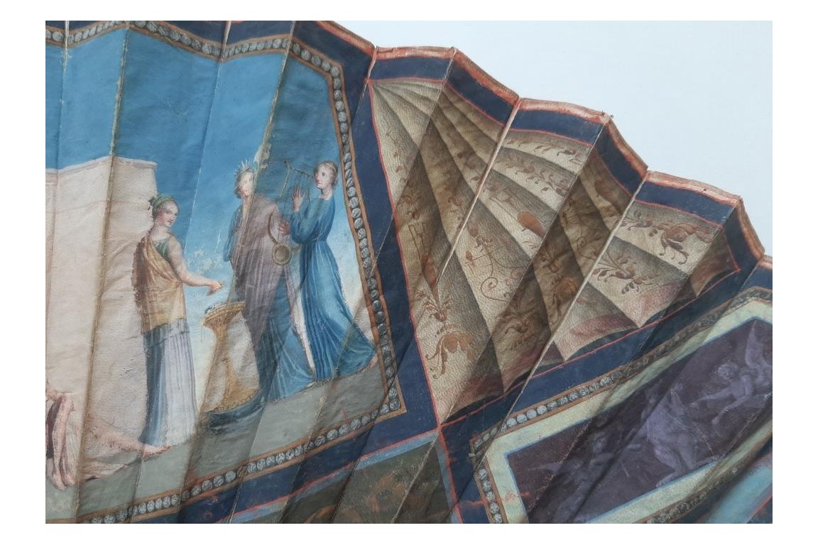 Noces aldobrandines, éventail du Grand Tour vers 1780
