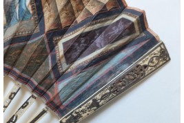 Aldobrandini Wedding, Grand Tour fan, circa 1780