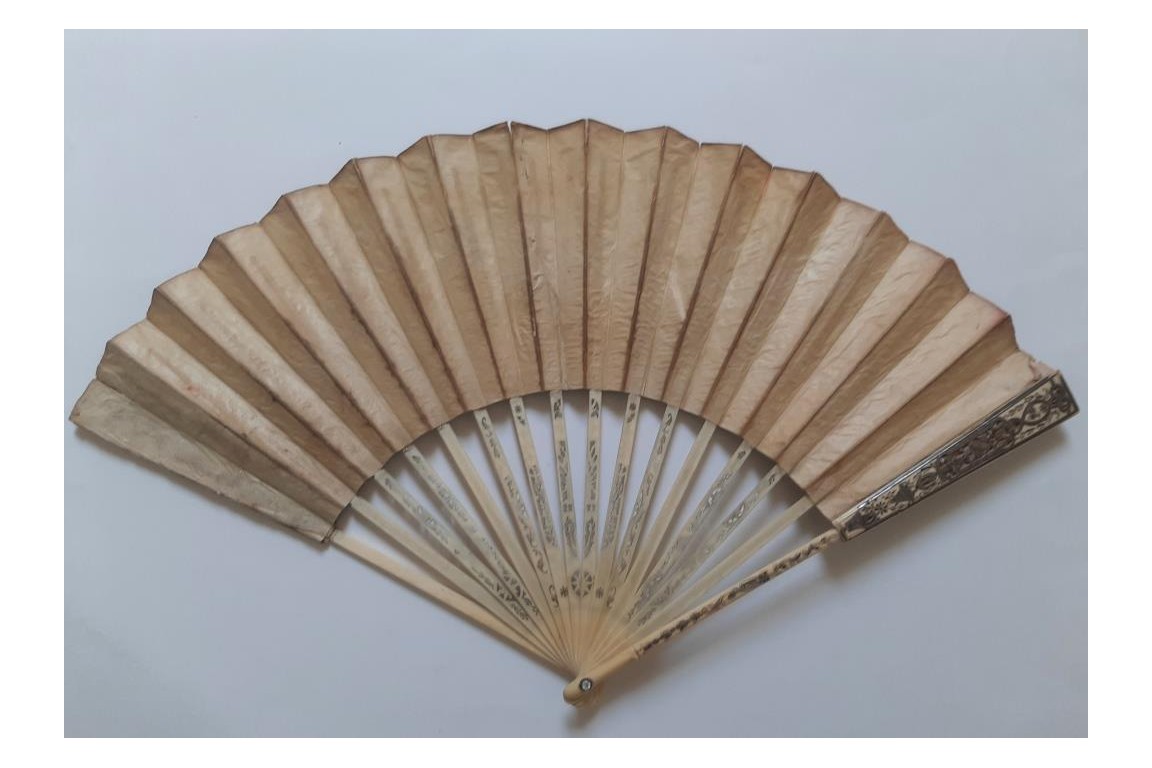 Aldobrandini Wedding, Grand Tour fan, circa 1780