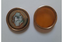 Mère et son enfant, drageoir fin XVIIIème